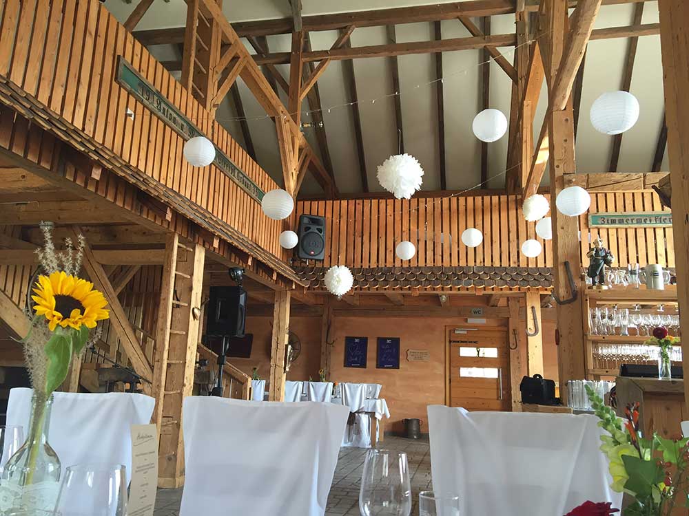 Eure Hochzeitsfeier im Frodlhof Stadl