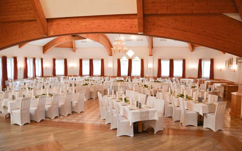 Der passende Rahmen für große Hochzeitsfeiern